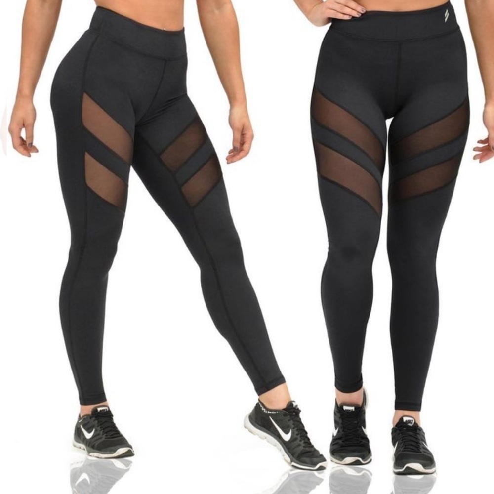 🆕DOYOUEVEN - Mesh panel leggings